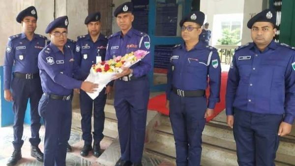 যশোর পুলিশ সুপার মহোদয়ের বাঘারপাড়া থানা বার্ষিক পরিদর্শন।